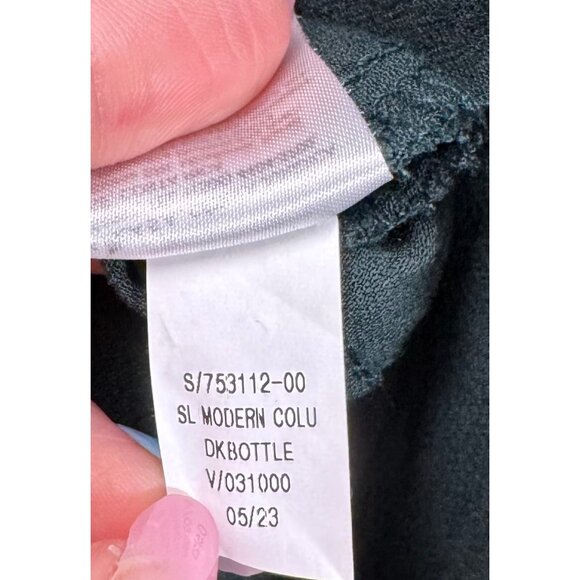 Old Navy waist defined midi dress beach lagen hunter green sz 4X - Picture 8 of 8